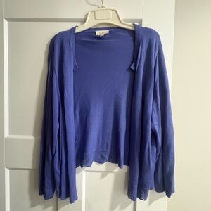 LOFT Blue Knit Sweater